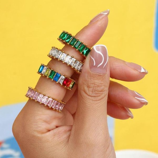 cluster rings classic 18k gold plated colorful zircon ring luxury crystal for women brilliant cubic female finger, Golden;silver
cluster rings classic 18k gold plated colorful zircon ring luxury crystal for women brilliant cubic female finger, Golden;silver