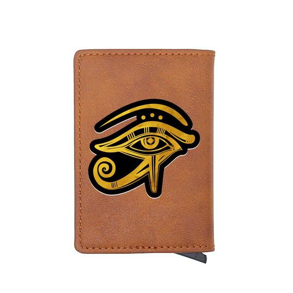 card holders vintage mysterious the eye of horus digital printing pu leather holder wallet classic men women short purse, Brown;gray
card holders vintage mysterious the eye of horus digital printing pu leather holder wallet classic men women short purse, Brown;gray