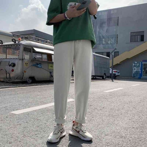 men's jeans spring summer straight slim fashion solid color retro harem men streetwear korean hip-hop denim trousers mens 1lxs, Blue
men's jeans spring summer straight slim fashion solid color retro harem men streetwear korean hip-hop denim trousers mens 1lxs, Blue