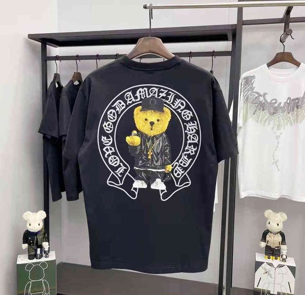 gaojiechao brand ch cro reflective sanskrit big horseshoe teddy bear round neck short sleeve t-shirt botto, White;black
gaojiechao brand ch cro reflective sanskrit big horseshoe teddy bear round neck short sleeve t-shirt botto, White;black