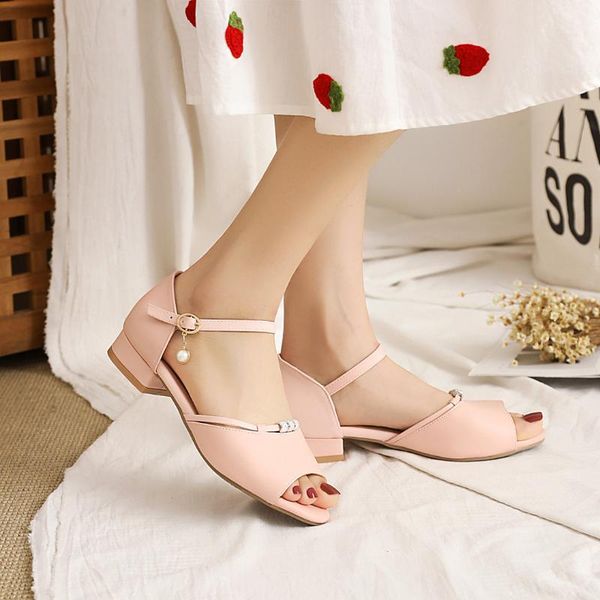 lolita style pearl buckle fish mouth shoes cute and sweet summer casual sandals low-heel breathable women's, Black
lolita style pearl buckle fish mouth shoes cute and sweet summer casual sandals low-heel breathable women's, Black