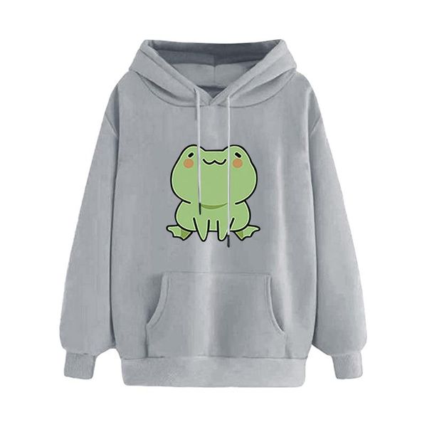 women's hoodies & sweatshirts cartoon frog print pullover harajuku long sleeve streetwear sweatshirt women clothes, Black
women's hoodies & sweatshirts cartoon frog print pullover harajuku long sleeve streetwear sweatshirt women clothes, Black