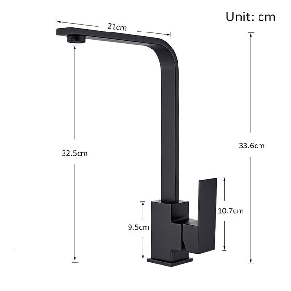 kitchen faucets black square brass faucet single lever h/c 360 rotation mixer tap basin water crane for bathroom j47p
kitchen faucets black square brass faucet single lever h/c 360 rotation mixer tap basin water crane for bathroom j47p
