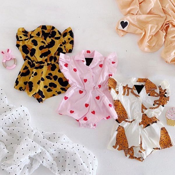 retail/wholesale baby girls leopard heart printed romper infant newborn kids fly sleeve lapel cotton one-piece onesies jumpsuits children de, Blue
retail/wholesale baby girls leopard heart printed romper infant newborn kids fly sleeve lapel cotton one-piece onesies jumpsuits children de, Blue