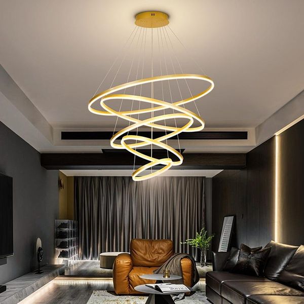 pendant lamps gold/brown aluminum 2/3/4 ring led chandelier residential & commercial office lighting fixtures
pendant lamps gold/brown aluminum 2/3/4 ring led chandelier residential & commercial office lighting fixtures