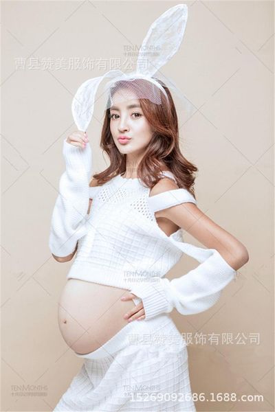 long maternity dresses for po shoot lace fancy pregnancy dress split front pregnant women maxi gown pography prop, White
long maternity dresses for po shoot lace fancy pregnancy dress split front pregnant women maxi gown pography prop, White