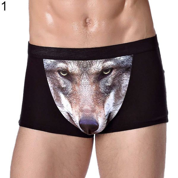 underpants creative animal wolf eagle head men's u convex breathable boxer underwear new 529, Black;white
underpants creative animal wolf eagle head men's u convex breathable boxer underwear new 529, Black;white