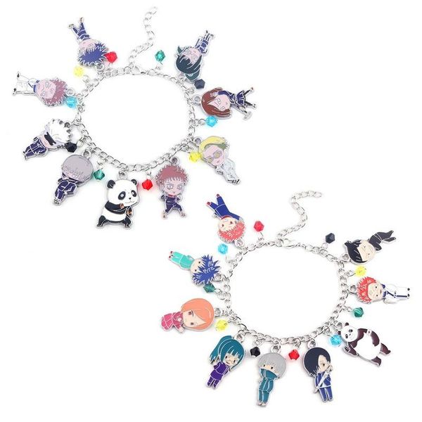 charm bracelets wholesale 5 pcs japanese ainme jujutsu kaisen bracelet for women jewelry gift gojo satoru itadori yuji zinc alloy hand acces, Golden;silver
charm bracelets wholesale 5 pcs japanese ainme jujutsu kaisen bracelet for women jewelry gift gojo satoru itadori yuji zinc alloy hand acces, Golden;silver
