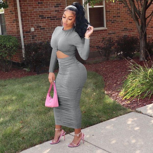 casual dresses 2021 fashion commuter temperament solid color multicolor long sleeve hollow out slim fit bag hip dress, Black;gray
casual dresses 2021 fashion commuter temperament solid color multicolor long sleeve hollow out slim fit bag hip dress, Black;gray