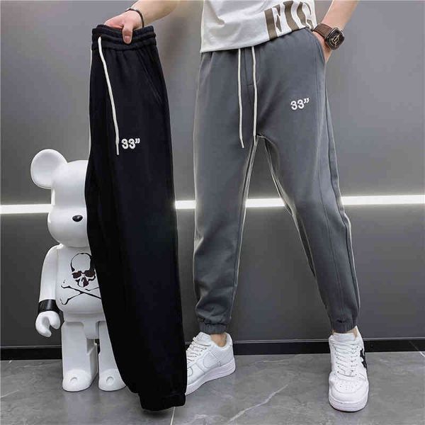 pant male trousers spring/summer letter print thin trend adjustment tie pants, Black
pant male trousers spring/summer letter print thin trend adjustment tie pants, Black