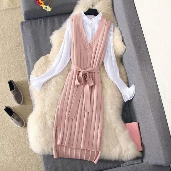 women's tracksuits fashion suit dress 2021 autumn shirt + vest suit, 2 pieces set, Gray
women's tracksuits fashion suit dress 2021 autumn shirt + vest suit, 2 pieces set, Gray