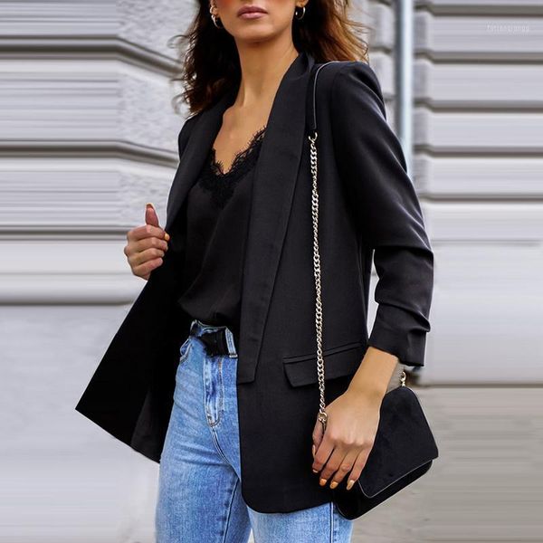 women's jackets women turn-down collar button coat fashion casual long sleev elegant autumn office lady jacket vintage plus size coats, Black;brown
women's jackets women turn-down collar button coat fashion casual long sleev elegant autumn office lady jacket vintage plus size coats, Black;brown