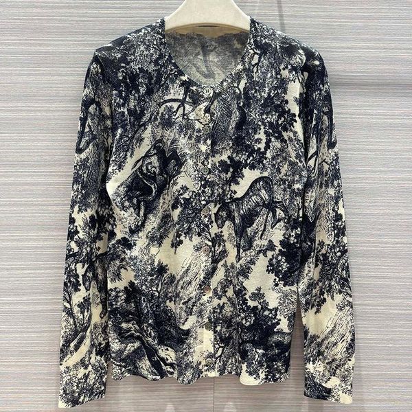women's knits & tees casual women wool cardigan spring v-neck long sleeve sweater knitted print coat, White
women's knits & tees casual women wool cardigan spring v-neck long sleeve sweater knitted print coat, White