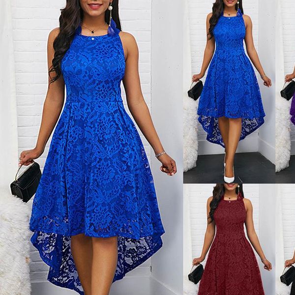 floral lace solid color women dress sleeveless irregular hem formal party elegant short summer nuevo ves, Black;gray
floral lace solid color women dress sleeveless irregular hem formal party elegant short summer nuevo ves, Black;gray