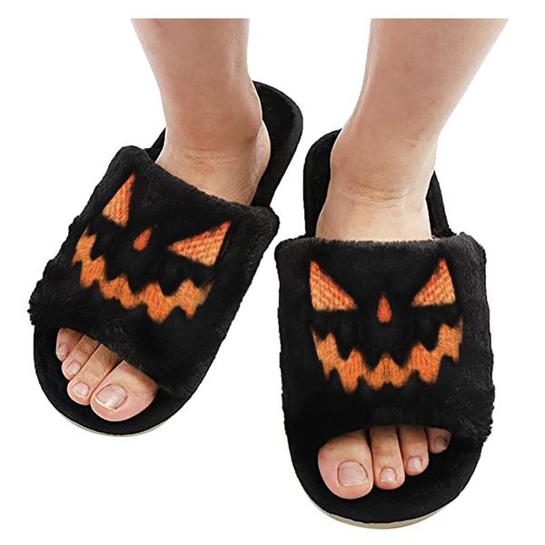slippers halloween pumpkin print women's house for women cute casual plush flat non slip low heel home cotton shoes 2021, Black
slippers halloween pumpkin print women's house for women cute casual plush flat non slip low heel home cotton shoes 2021, Black