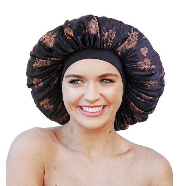 exlarge size silky satin bonnet cap with elastic band women sleep hat head cover head wrap brimmed night hat hair accessories, Blue;gray
exlarge size silky satin bonnet cap with elastic band women sleep hat head cover head wrap brimmed night hat hair accessories, Blue;gray