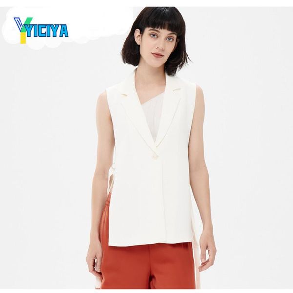 women's vests yiciya 2021 jacket women blazer gilet sleeveless vest fashion casual streetwear woman waistcoat veste femme,met,suit col, Black;white
women's vests yiciya 2021 jacket women blazer gilet sleeveless vest fashion casual streetwear woman waistcoat veste femme,met,suit col, Black;white