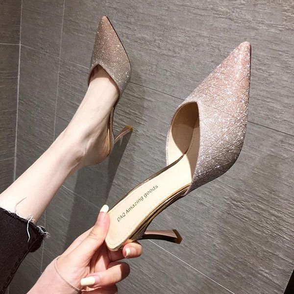 summer wild net celebrity half slippers baotou sandals high-heeled women's outer wear fashionable stiletto pointed, Black
summer wild net celebrity half slippers baotou sandals high-heeled women's outer wear fashionable stiletto pointed, Black