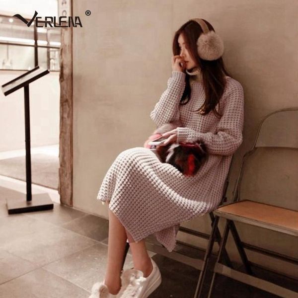 casual dresses verlena fall 2021 streetwear long sleeve korean loose winter dress elegant women textured side split stretchable knitted, Black;gray
casual dresses verlena fall 2021 streetwear long sleeve korean loose winter dress elegant women textured side split stretchable knitted, Black;gray