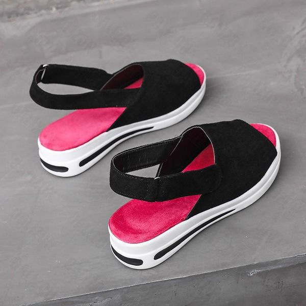 sandals summer women wedge mid heels flat platform shoes ladies peep toe gladiator slingback casual, Black
sandals summer women wedge mid heels flat platform shoes ladies peep toe gladiator slingback casual, Black