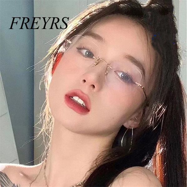 sunglasses filtering protect eyesight anti blue light glasses women look phone blocking glare computer eyeglasses frame rimless uv400 6003, White;black
sunglasses filtering protect eyesight anti blue light glasses women look phone blocking glare computer eyeglasses frame rimless uv400 6003, White;black