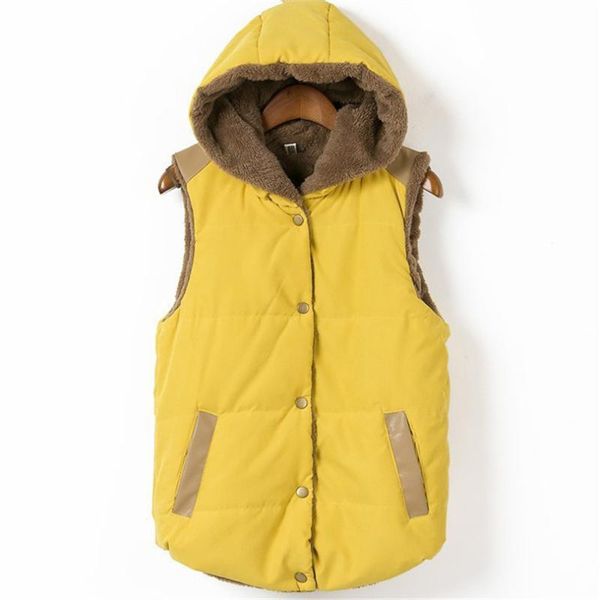 women's vests viianles winter coat wool casual sleeveless warm cashmere vest fashion thick cotton women hooded waistcoat jacket, Black;white
women's vests viianles winter coat wool casual sleeveless warm cashmere vest fashion thick cotton women hooded waistcoat jacket, Black;white