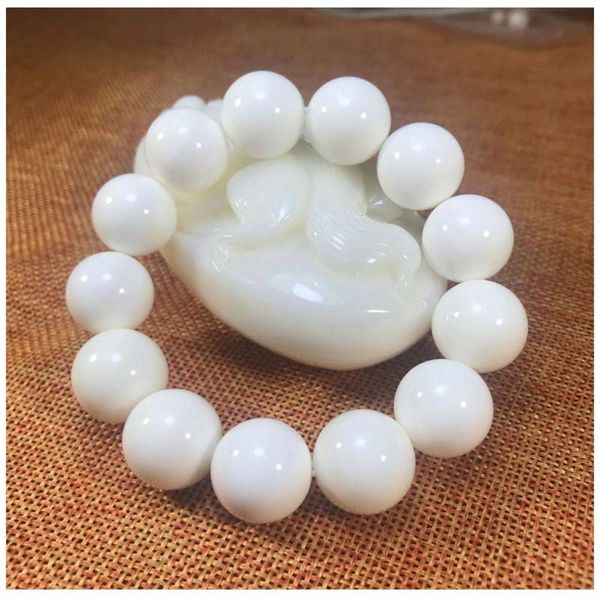 hand string bracelet hainan yuhua shell white clam natural jade men's and women's bracelet hand jewelry buddha beads accessories, Black
hand string bracelet hainan yuhua shell white clam natural jade men's and women's bracelet hand jewelry buddha beads accessories, Black