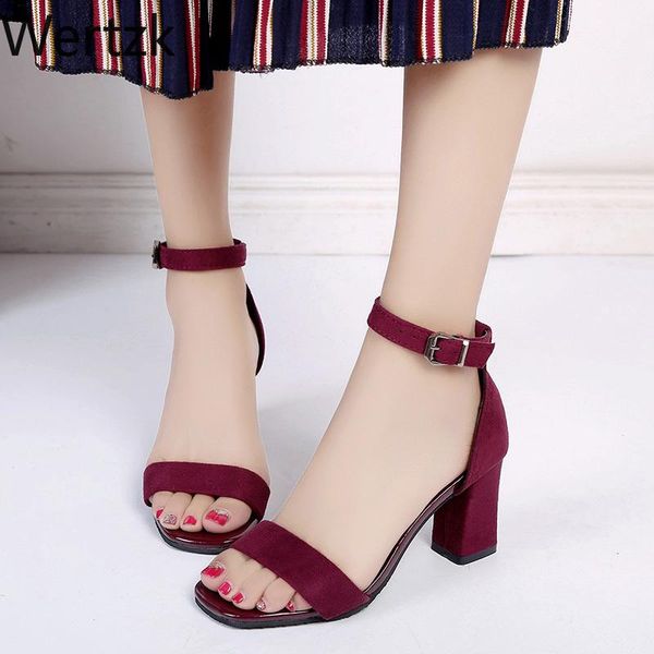 big size 34-40 women sandals flock summer shoes simple buckle party wedding high heels e, Black
big size 34-40 women sandals flock summer shoes simple buckle party wedding high heels e, Black
