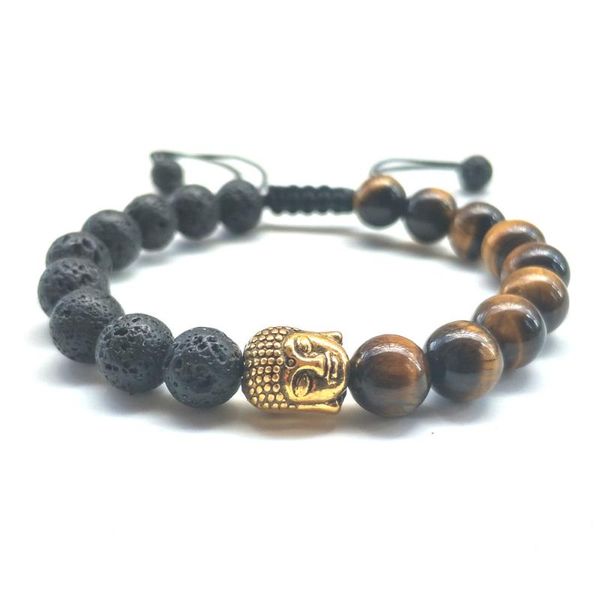 charm bracelets men's fashion lucky bracelet buddha head tiger eye lava rock 8mm stone beads strand & bangle jewelry, Golden;silver
charm bracelets men's fashion lucky bracelet buddha head tiger eye lava rock 8mm stone beads strand & bangle jewelry, Golden;silver