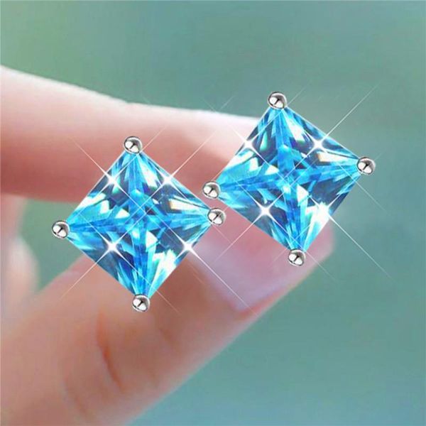 female luxury natural aquamarine earrings 925 sterling silver blue stone stud for women wedding small earring 4/5/6/7mm, Golden;silver
female luxury natural aquamarine earrings 925 sterling silver blue stone stud for women wedding small earring 4/5/6/7mm, Golden;silver