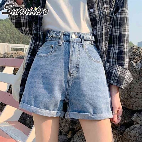 surmiitro summer s-5xl blue black denim plus size short korean style fashion high waist jeans female short pants 210621, White;black
surmiitro summer s-5xl blue black denim plus size short korean style fashion high waist jeans female short pants 210621, White;black
