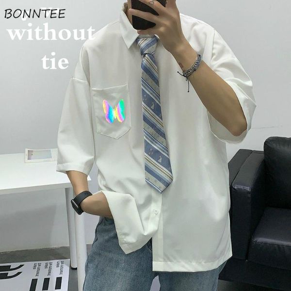 men shirts printed reflective harajuku streetwear oversize couples turn down collar leisure ulzzang loose male trendy chic men's casua, White;black
men shirts printed reflective harajuku streetwear oversize couples turn down collar leisure ulzzang loose male trendy chic men's casua, White;black