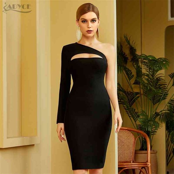 adyce new summer women black one shoulder bandage dress hollow out long sleeve celebrity evening runway party dresses 210329, Black;gray
adyce new summer women black one shoulder bandage dress hollow out long sleeve celebrity evening runway party dresses 210329, Black;gray