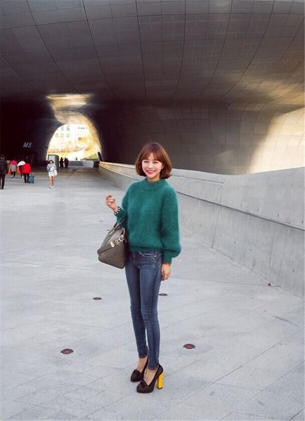 women's sweaters 081104 winter fashion thickened warm turtleneck mohair female sweater lantern sleeve casual solid color slim simp, White;black
women's sweaters 081104 winter fashion thickened warm turtleneck mohair female sweater lantern sleeve casual solid color slim simp, White;black