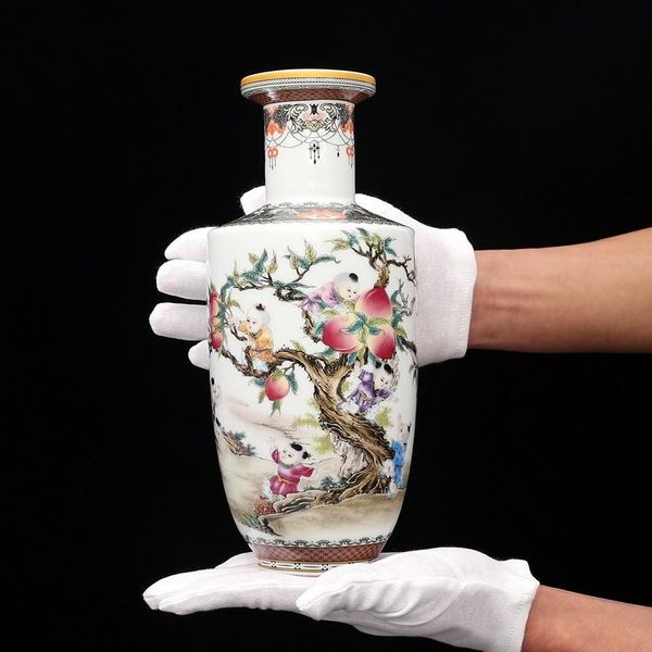 jurentang's famille rose children's peach vase antique porcelain collection in the republic of china vases
jurentang's famille rose children's peach vase antique porcelain collection in the republic of china vases