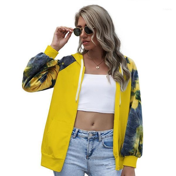 tie dye zipper hoodies women long sleeve sweatshirts with hood casual fashion for clothing autumn 20211, Black
tie dye zipper hoodies women long sleeve sweatshirts with hood casual fashion for clothing autumn 20211, Black