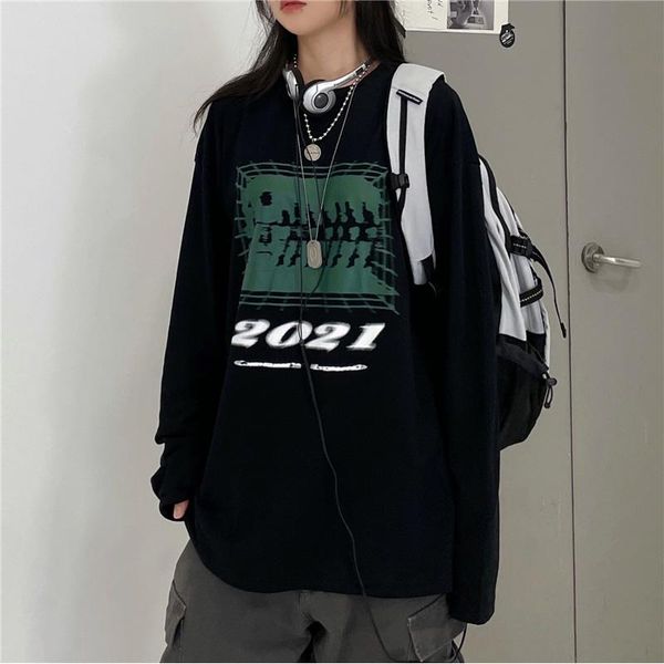 women's t-shirt korea dark retro digital long-sleeved for women couples shirt cotton high street kpop gothic grunge clothes, White
women's t-shirt korea dark retro digital long-sleeved for women couples shirt cotton high street kpop gothic grunge clothes, White