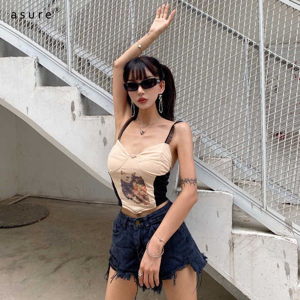 going out crop woman tank clothes cami tube halter female gothic 90s aesthetic grunge clothing t041917a 210712, White
going out crop woman tank clothes cami tube halter female gothic 90s aesthetic grunge clothing t041917a 210712, White