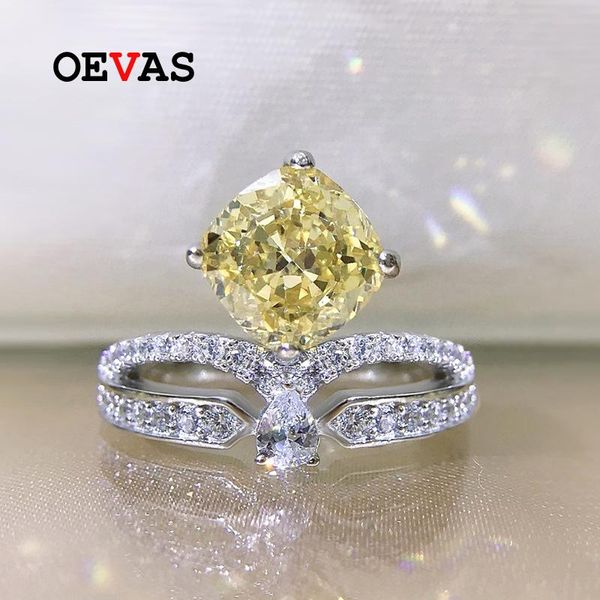 cluster rings oevas 100% 925 sterling silver 8*8mm yellow pink high carbon diamond for women sparkling wedding party fine jewerlty gift, Golden;silver
cluster rings oevas 100% 925 sterling silver 8*8mm yellow pink high carbon diamond for women sparkling wedding party fine jewerlty gift, Golden;silver