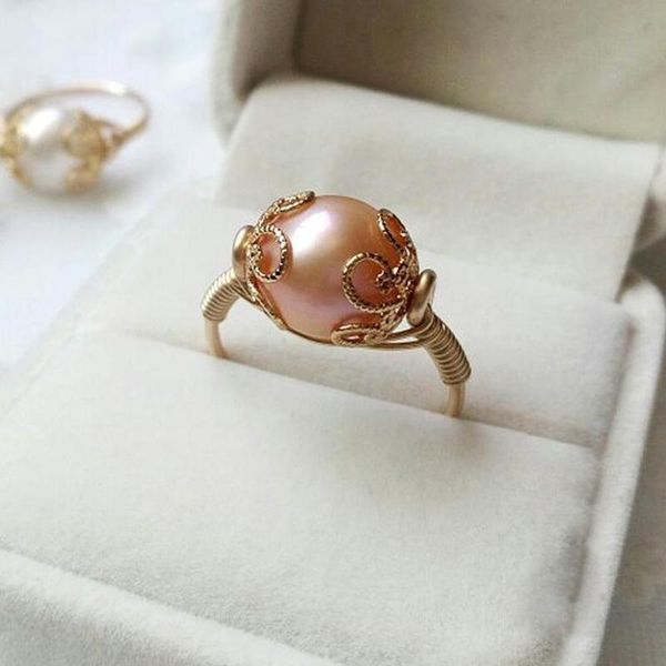cluster rings 11mm pink pearl handmade natural jewelry custom knuckle ring mujer bague femme minimalism boho gold filled, Golden;silver
cluster rings 11mm pink pearl handmade natural jewelry custom knuckle ring mujer bague femme minimalism boho gold filled, Golden;silver