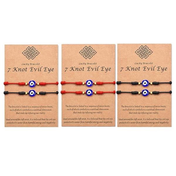 charm bracelets 2 pieces lovers hand rope evil eye idea for birthday valentine's day adjustable lucky, Golden;silver
charm bracelets 2 pieces lovers hand rope evil eye idea for birthday valentine's day adjustable lucky, Golden;silver
