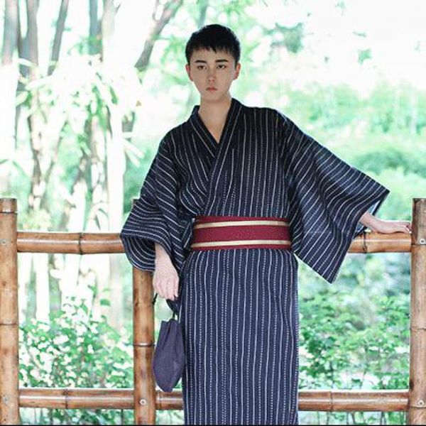 ethnic clothing striped men japanese traditional samurai costumes male formal dress kimono bathrobe set cosplay stage show gowns, Red
ethnic clothing striped men japanese traditional samurai costumes male formal dress kimono bathrobe set cosplay stage show gowns, Red