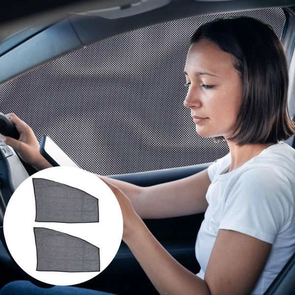 car sunshade 2 pcs simple convenient window shades breathable magnetic curtains (black)
car sunshade 2 pcs simple convenient window shades breathable magnetic curtains (black)