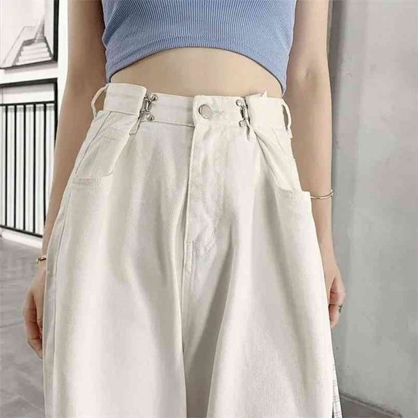 spring white plus size high waist jeans streetwear wide leg pant's fashion trousers full length loose denim 210809, Blue
spring white plus size high waist jeans streetwear wide leg pant's fashion trousers full length loose denim 210809, Blue