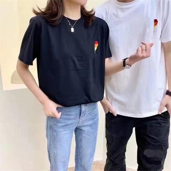 men's t-shirts 2021 ami short-sleeved t-shirt women's round neck loose large size a word love couple half-sleeved embroidered rain, White;black
men's t-shirts 2021 ami short-sleeved t-shirt women's round neck loose large size a word love couple half-sleeved embroidered rain, White;black