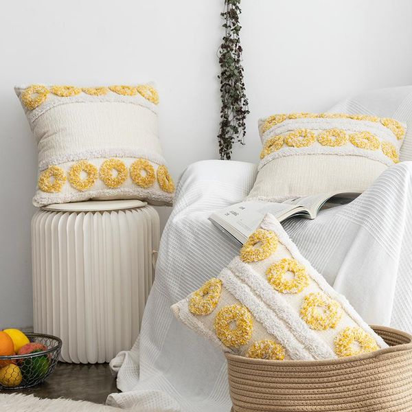 cushion/decorative pillow 45x45cm/30x50cm bohemian yellow tufted cushion cover sofa beige fluffy decorative pillowcase waist
cushion/decorative pillow 45x45cm/30x50cm bohemian yellow tufted cushion cover sofa beige fluffy decorative pillowcase waist