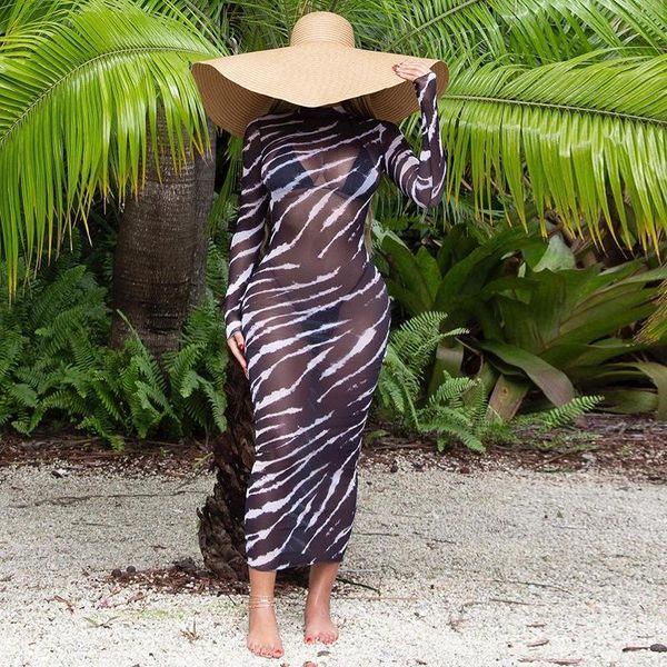 women's swimwear striped print bikini cover ups women long sleeve crew neck see through skinny maxi dress beachwear holiday casual, White;black
women's swimwear striped print bikini cover ups women long sleeve crew neck see through skinny maxi dress beachwear holiday casual, White;black