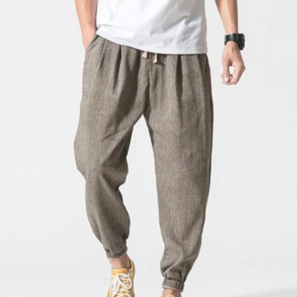 men's pants fashion drawstring solid color 2021 summer casual loose men long harem trousers gym fitness jogging pant, Black
men's pants fashion drawstring solid color 2021 summer casual loose men long harem trousers gym fitness jogging pant, Black