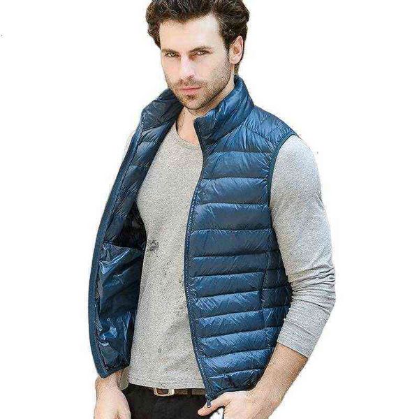 2021 autumn and winter men's stand collar down vest large casual short light, Black;white
2021 autumn and winter men's stand collar down vest large casual short light, Black;white