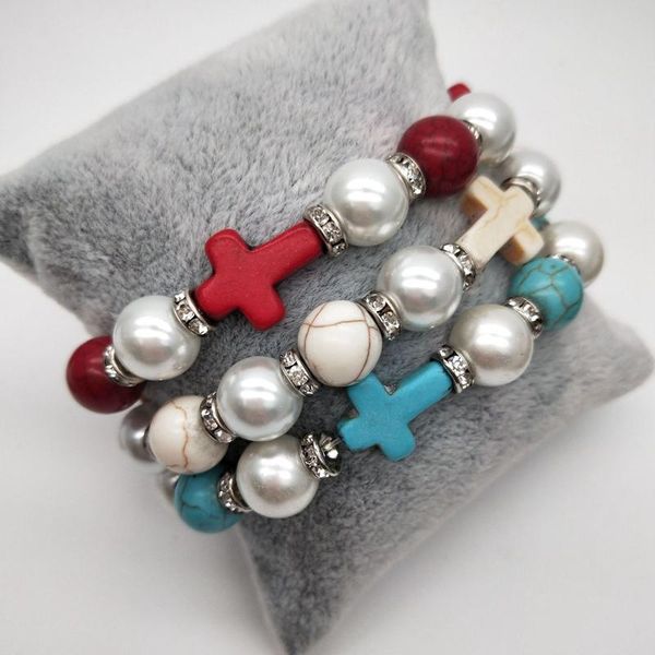 charm bracelets wooden holy jesus cross pearl fashion christianity jewelry catholicism exorcism talisman prayer church bangle gifts, Golden;silver
charm bracelets wooden holy jesus cross pearl fashion christianity jewelry catholicism exorcism talisman prayer church bangle gifts, Golden;silver